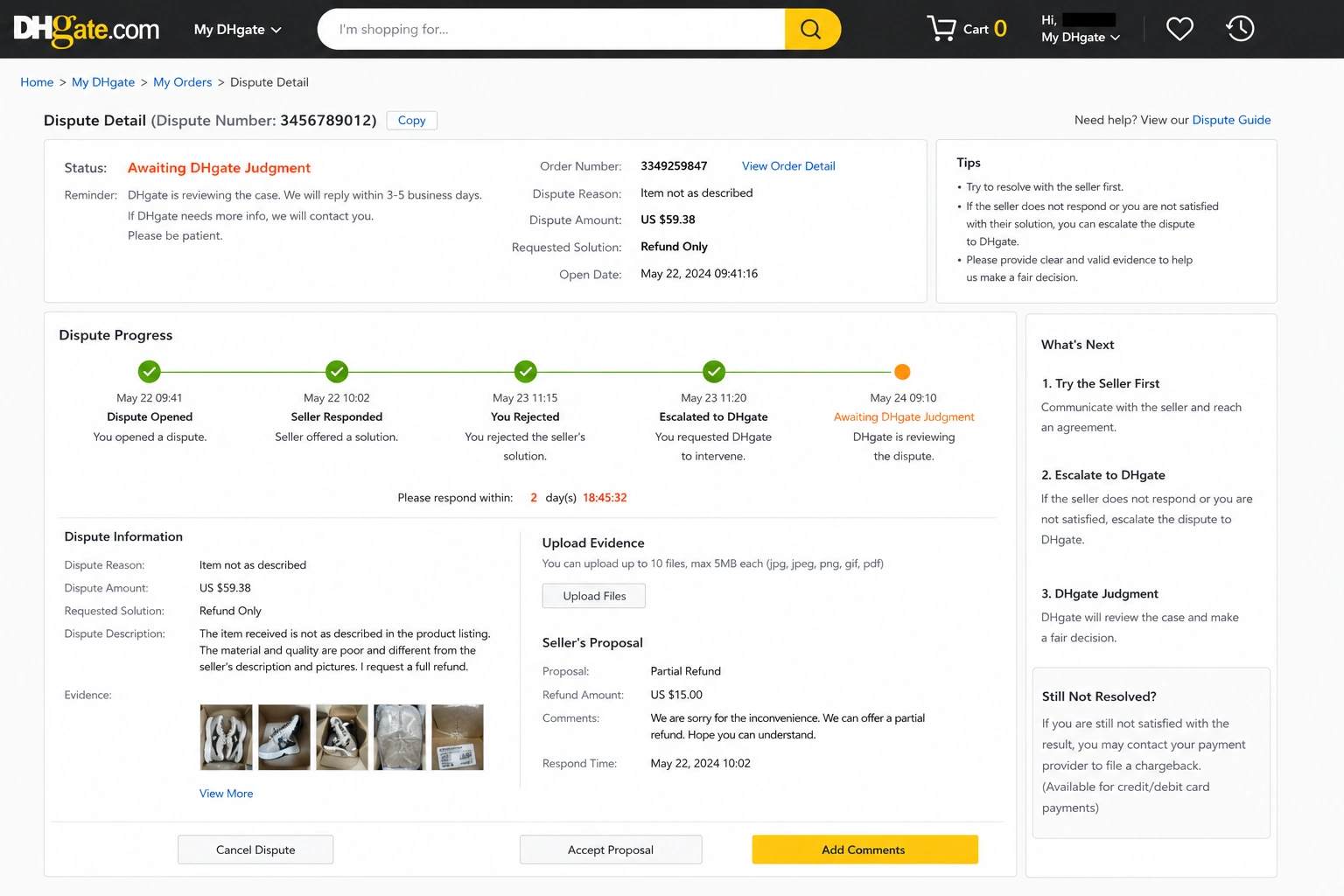 Buyer protection, refunds, and the dispute playbook