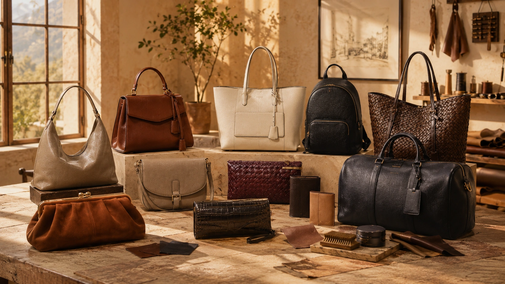 Luxury bags: Italian and premium leather makers